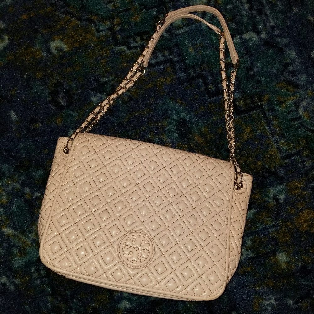 Tory Burch Quilted Blush Purse